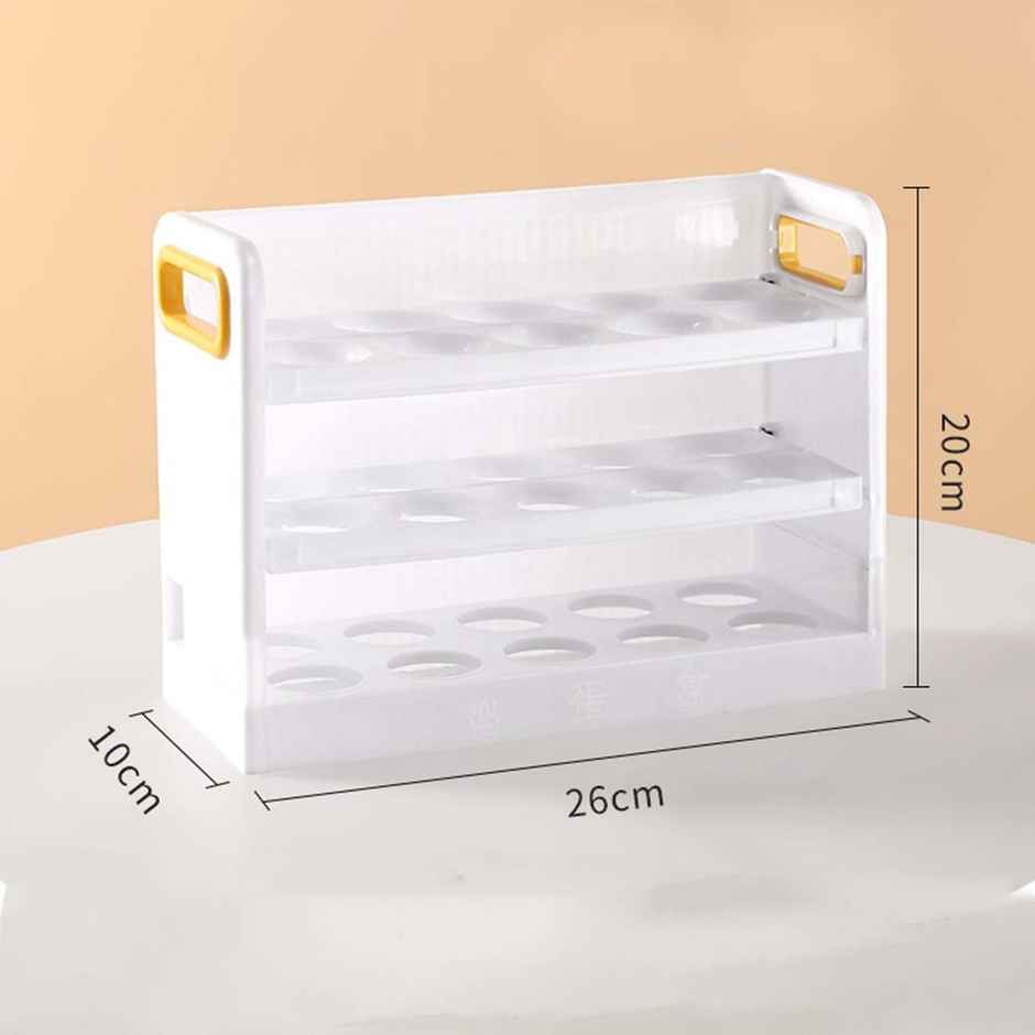 New Dawn Durable Egg Tray Box (30 Eggs) Idal Eggs Storage Box, Egg Container For Fridge, Egg Holder