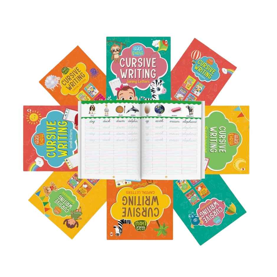 Cursive Writing Books (Set of 5 Books) (Handwriting Practice Books)