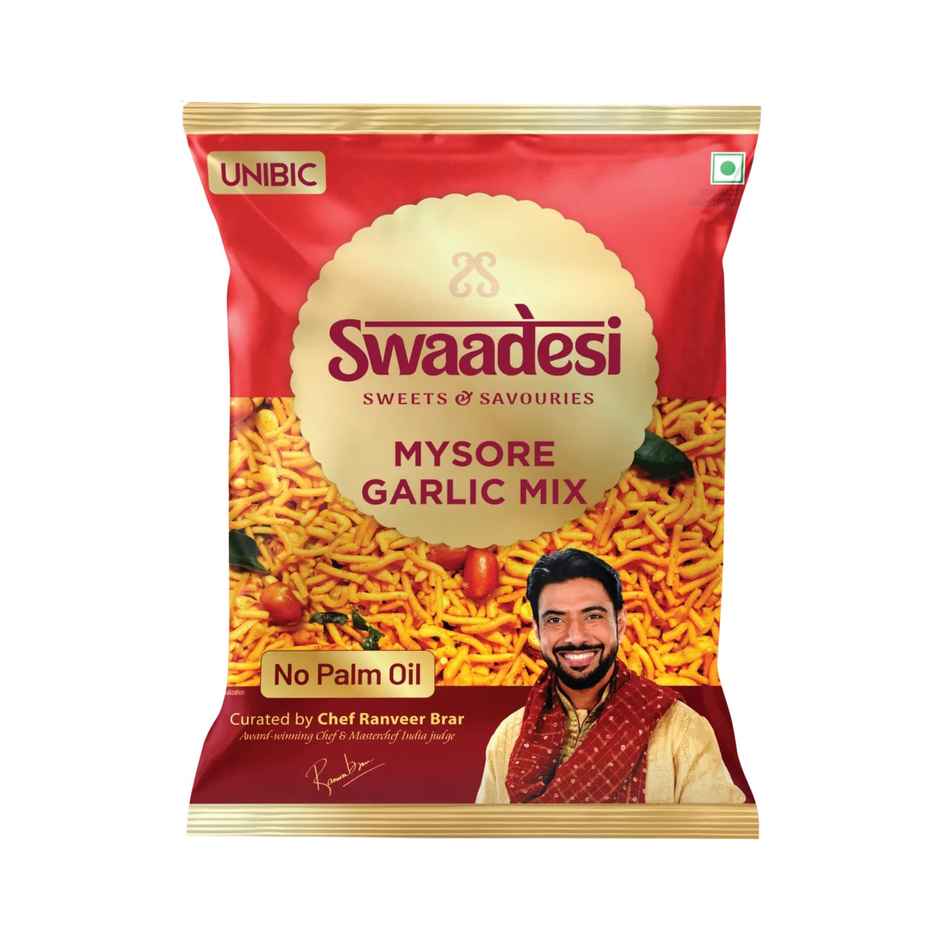 UNIBIC Mysore Garlic Mixture Namkeen | No Palm Oil