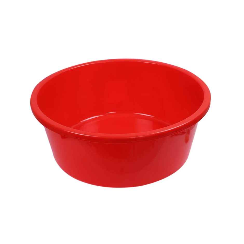 Kuber Industries Unbreakable Multipurpose Bath Tub 40 L (Red) -CTLTC10954 | Plastic