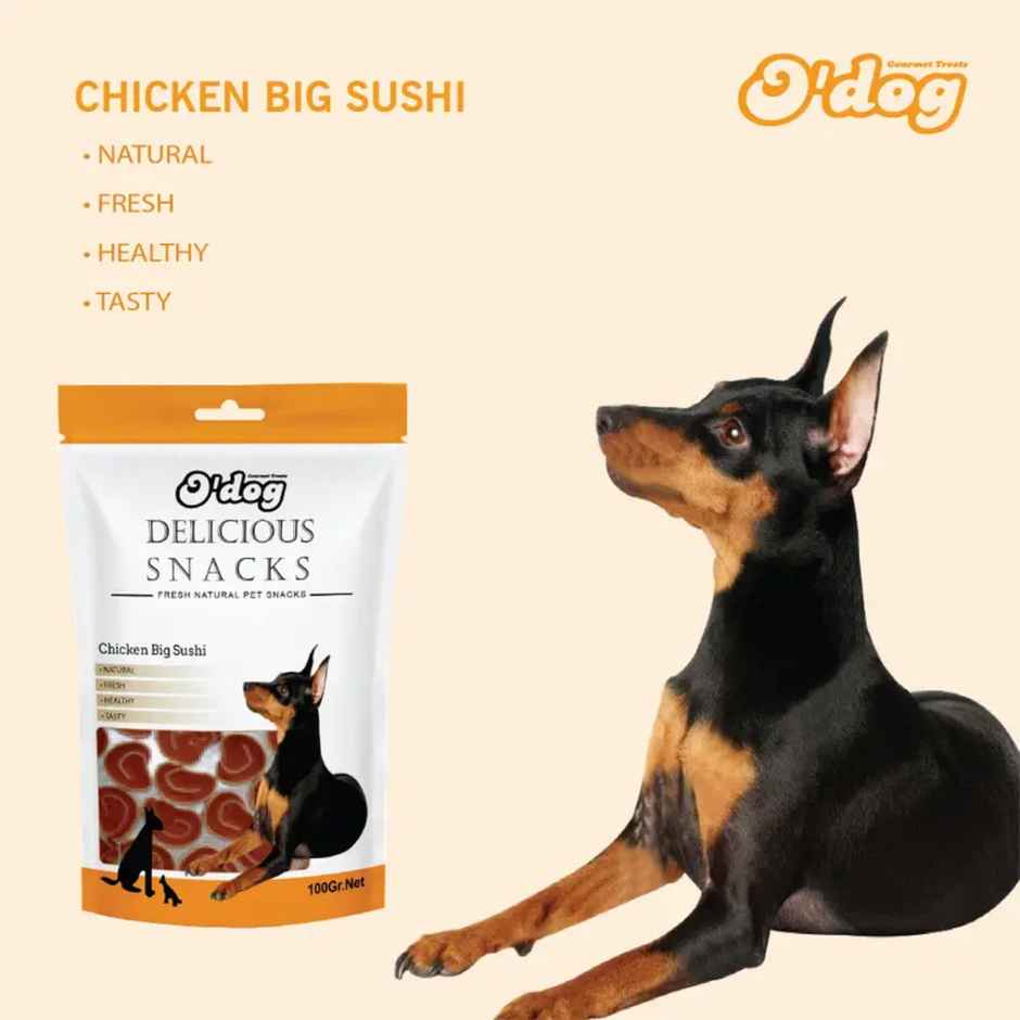 Odog Real Chicken Slice Jerky Dog Treats