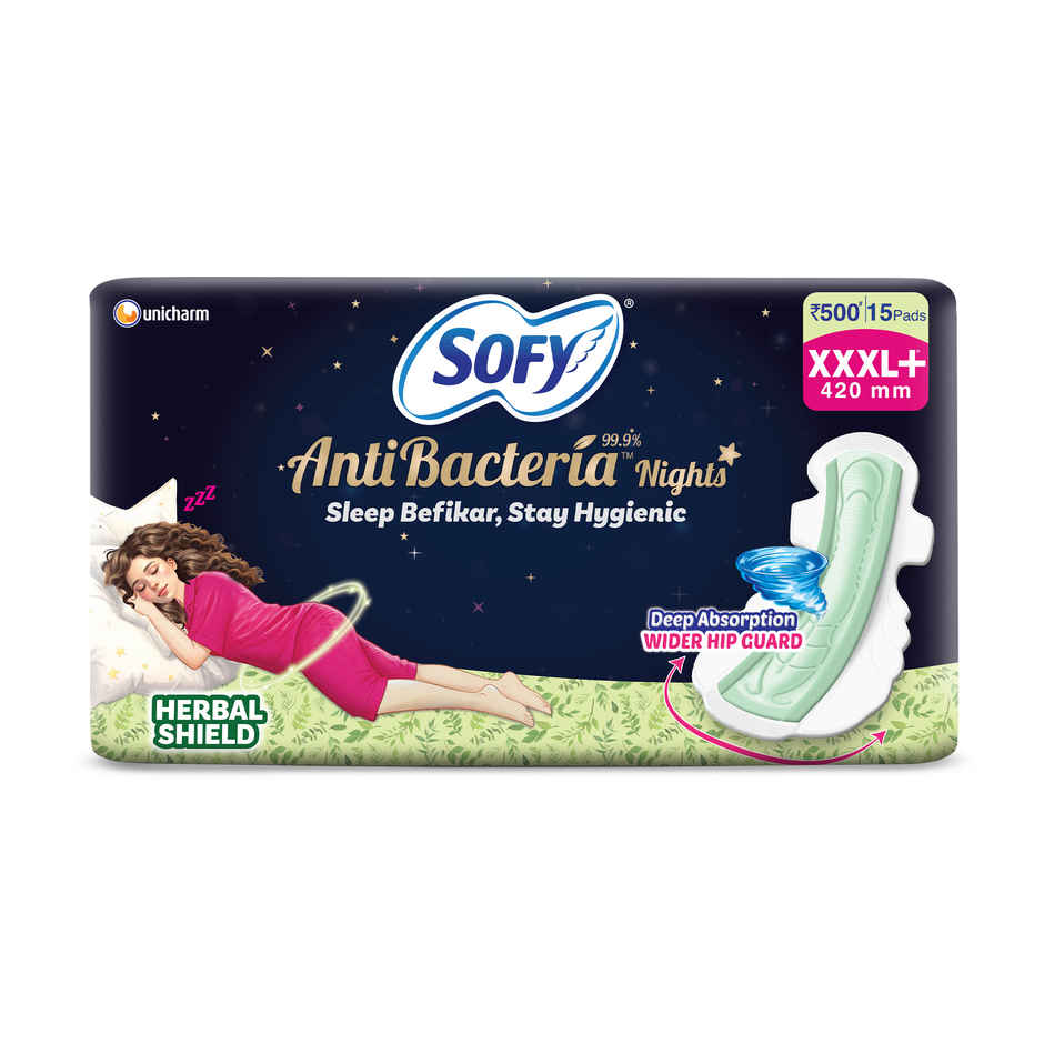 Sofy Women Anti Bacteria Sanitary Pads 3XL+