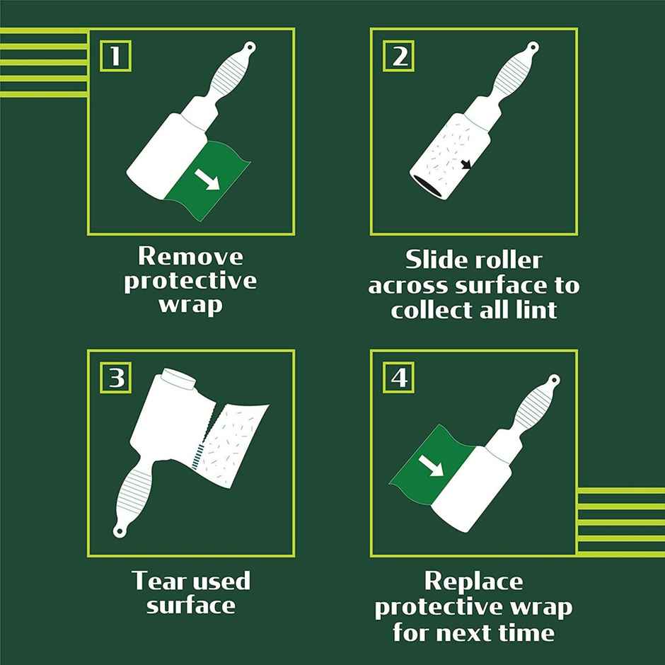 Scotch-Brite Lint Roller - With 30 Sheets for pets, clothes and Furniture