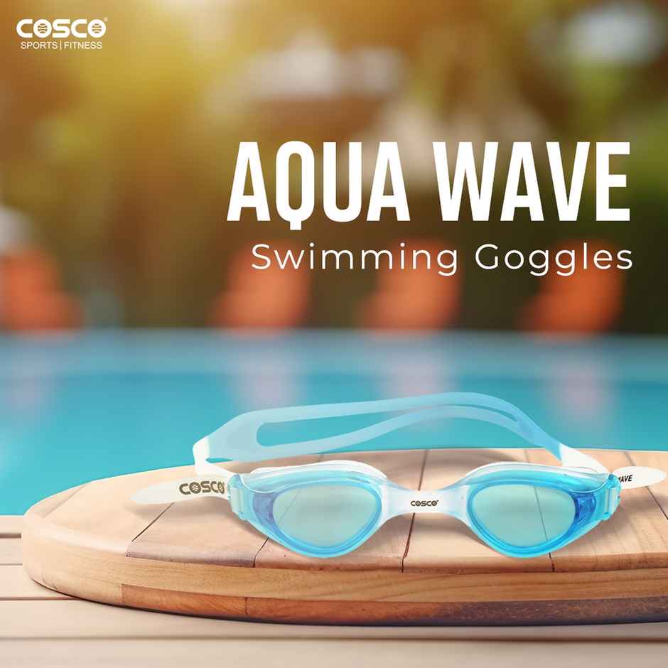 Cosco Aqua Wave Swimming Goggle - Comfortable Fit, Size: Sr.