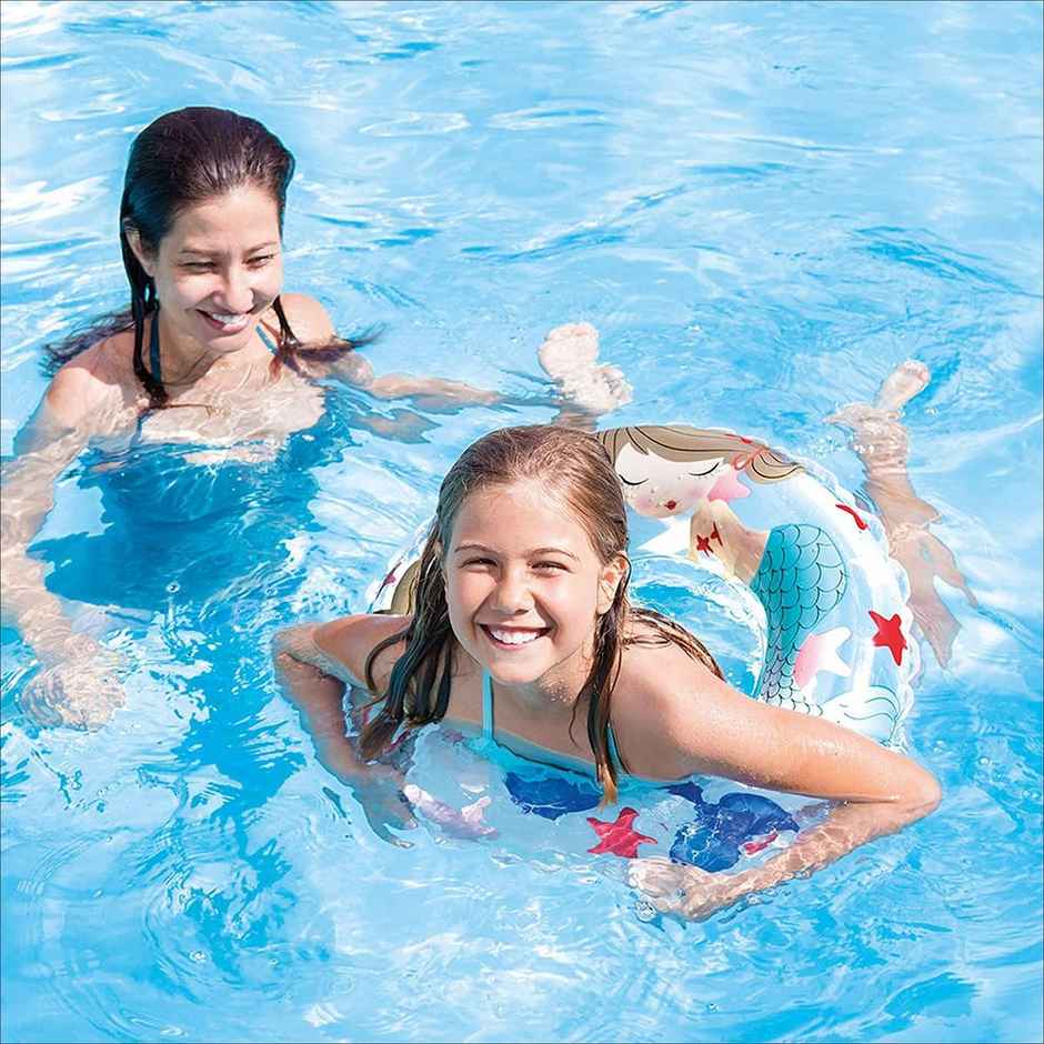 Intex 61cm Inflatable Swim Ring (Colour May Vary)