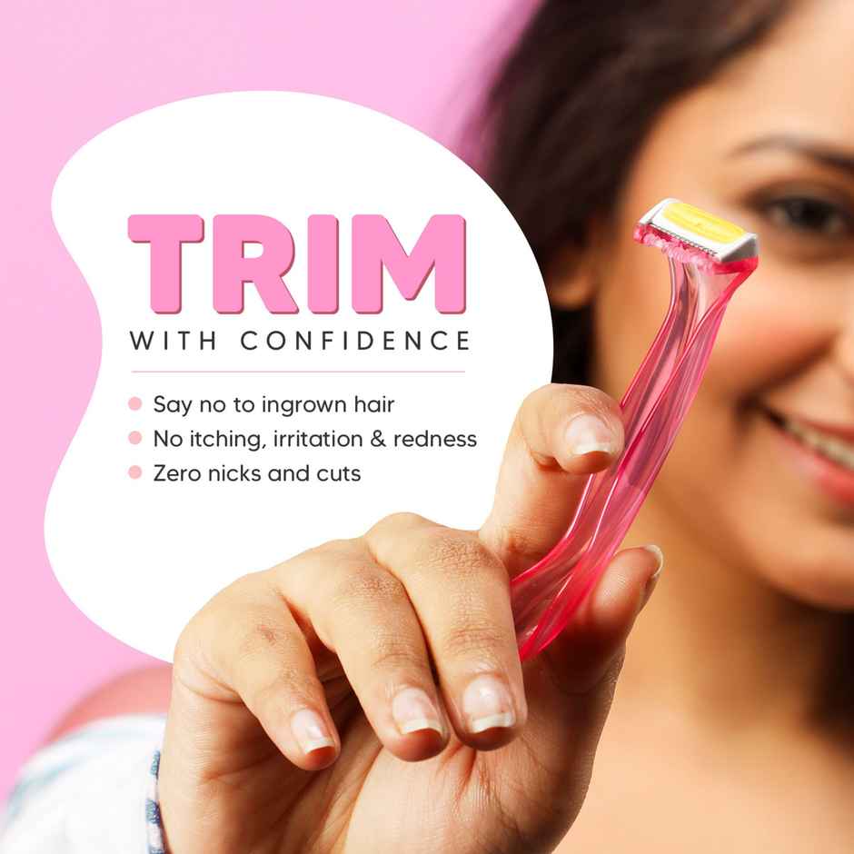 LetsShave Evior Bikini Razor for Sensitive Area | Safe, Clean & Irritation-Free Shave