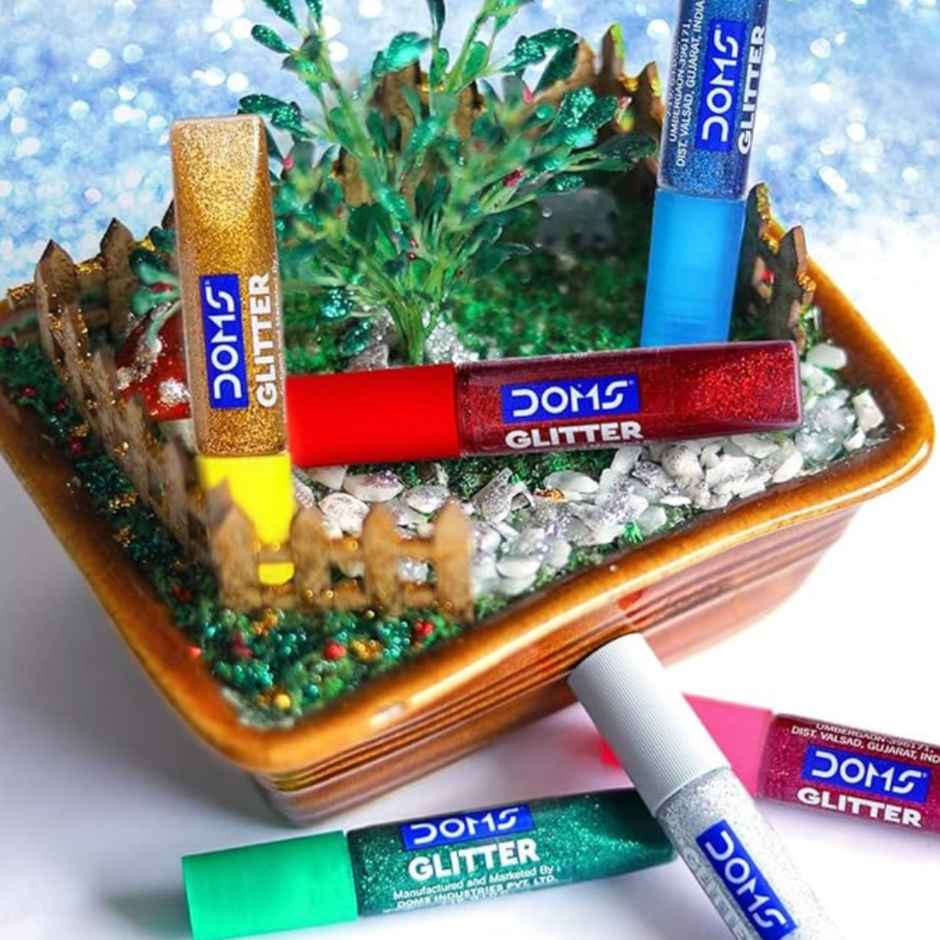 Doms Glitter Colour tubes | 6 Shades | 5.5.Ml each