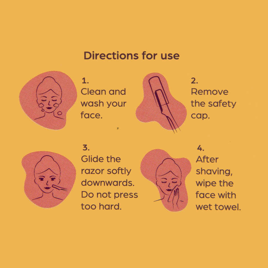 Sanfe Reusable Eyebrow Touch Up Face Razor