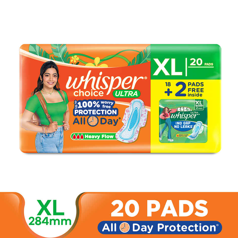 Whisper Choice Ultra XL Sanitary Pads