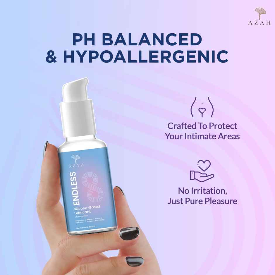 Azah Endless Silicone-Based Lubricant Gel For Men & Women | Lily Flavoured
