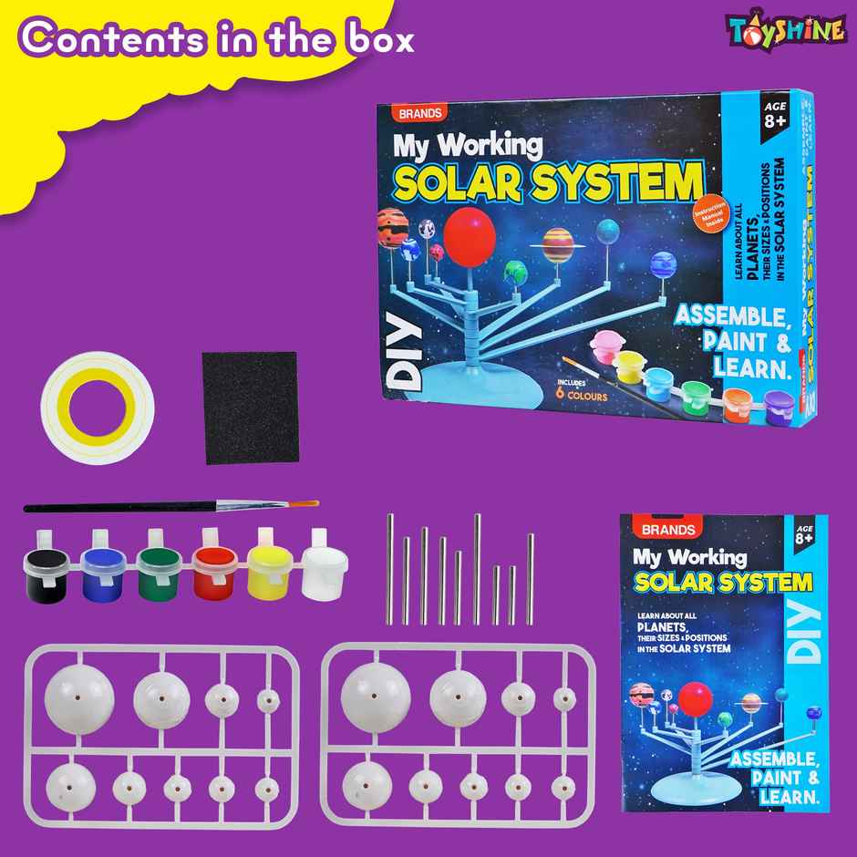 Toyshine Diy Solar System Planetarium Kit | Stem Activity Toy For Boys and Girls | 8+ Years Old