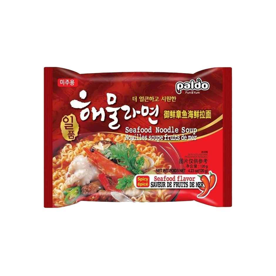 Paldo Seafood Spicy Korean Noodles Non Veg