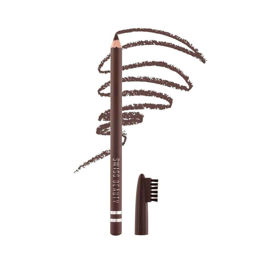 Swiss Beauty Eyebrow Pencil - 102 Dark Brown