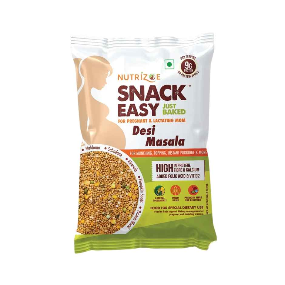 Nutrizoe Snackeasy Desi Masala Instant Powder Mix
