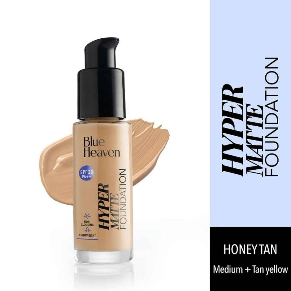 Blue Heaven Hyper Matte Foundation - Honey Tan 302