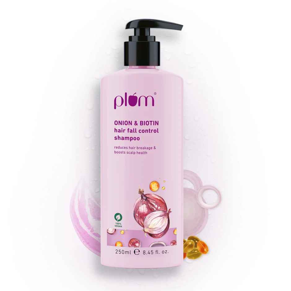 Plum Onion And Biotin Sulphate-Free & Paraben-Free Shampoo