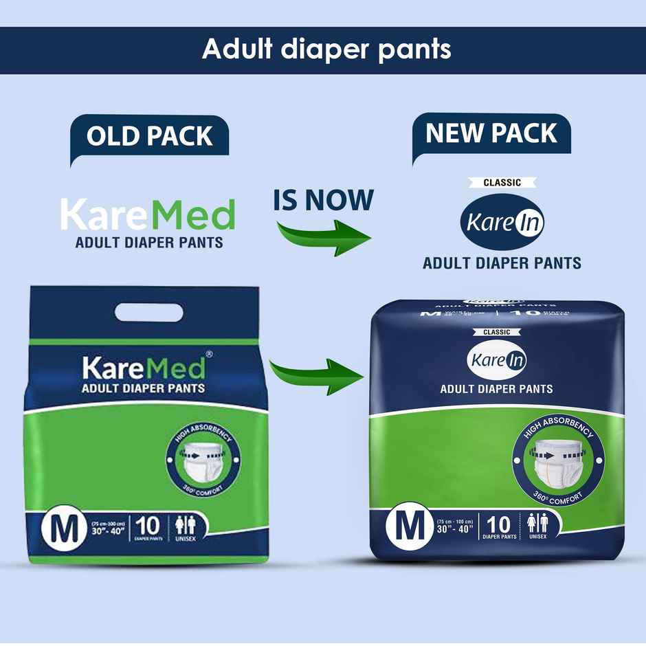 KareIn Classic Adult Diaper (Pants, M , 75-100 cm)