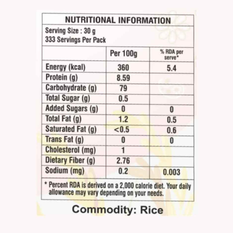 Gajanan Orange Plus Premium Hmt Raw Rice | Aged