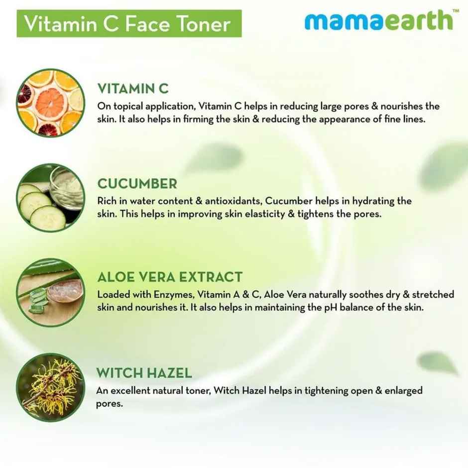 Mamaearth Vitamin C Face Toner For Pore Tighteneing