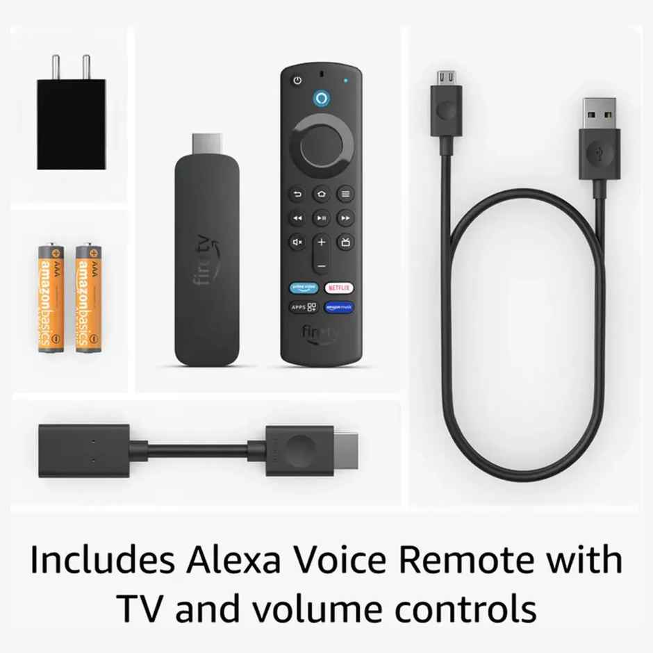 Amazon Fire TV Stick HD (newest model), Alexa Voice Remote with TV power & volume controls, full HD streaming device