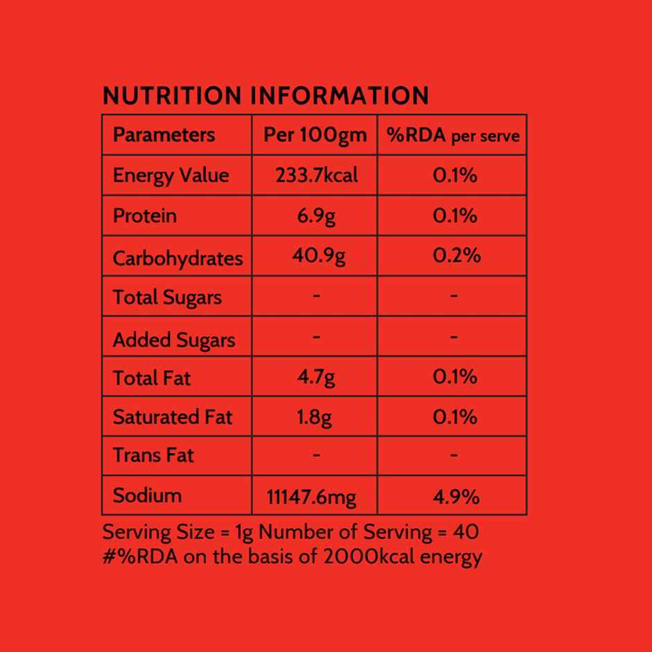 Snapin Piri-Piri Mix Sachet Pouch