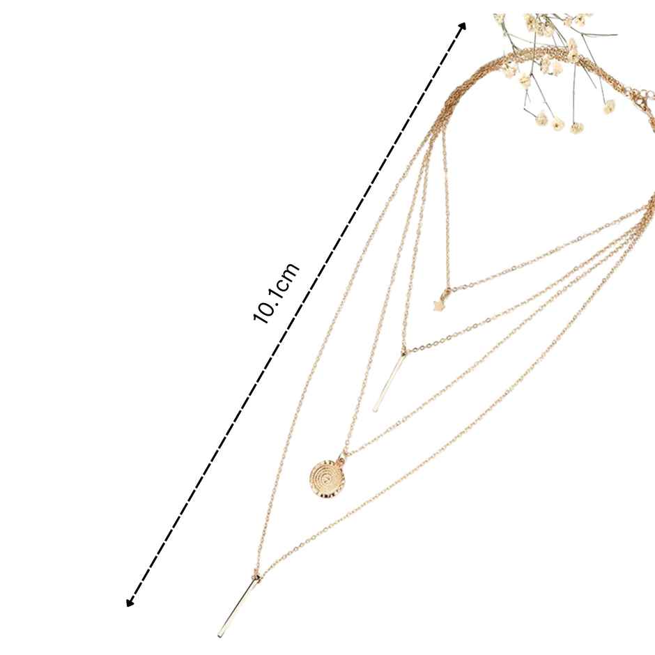 Youbella Jewellery Stylish Combo Of Two Necklace Chains For Women And Girls(Ybnk - 5944)