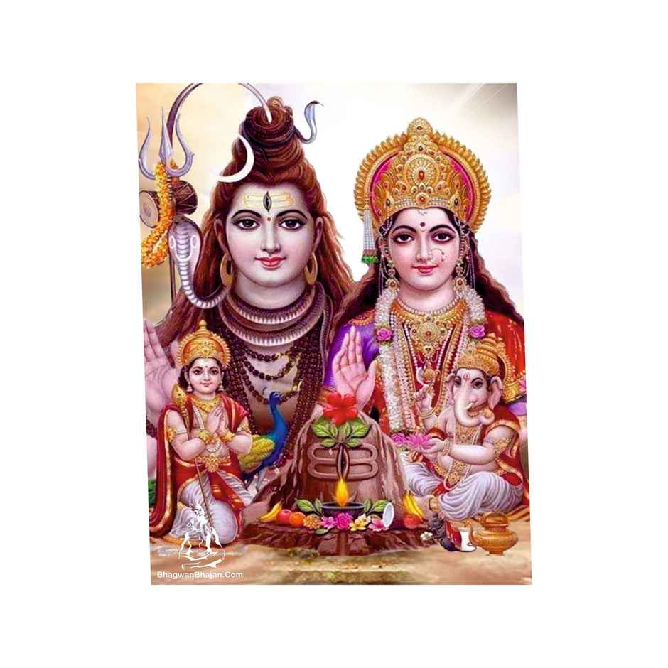 Shiva & Family Multi Coloured Photo Frame | 6 x 8 inch | Aravi