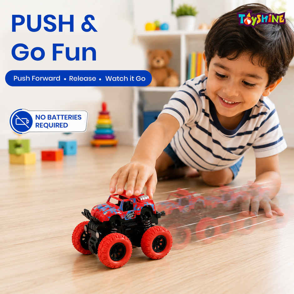 Toyshine Friction Powered Rock Crawler Mini Toy Vehicle (2 Years +) - Assorted