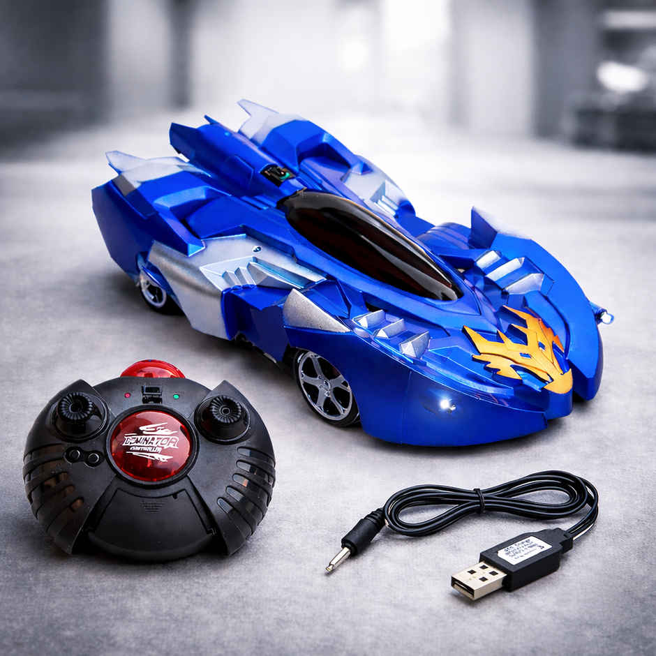 Toyshine Gravity Defying Rc Car Wall Climbing Remote Control Anti Ceiling Racing Toy - Assorted