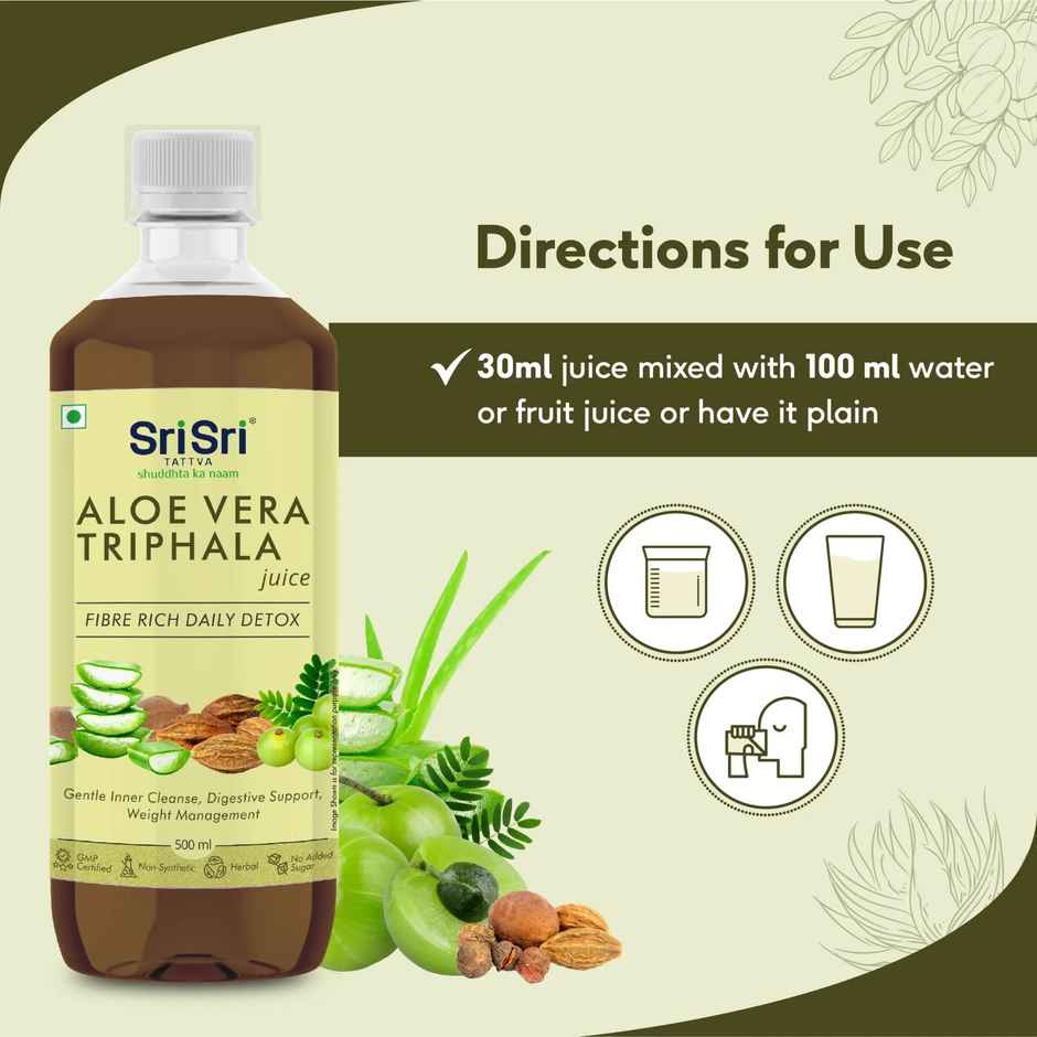 Sri Sri Tattva Aloe Vera Triphala Juice Liquid