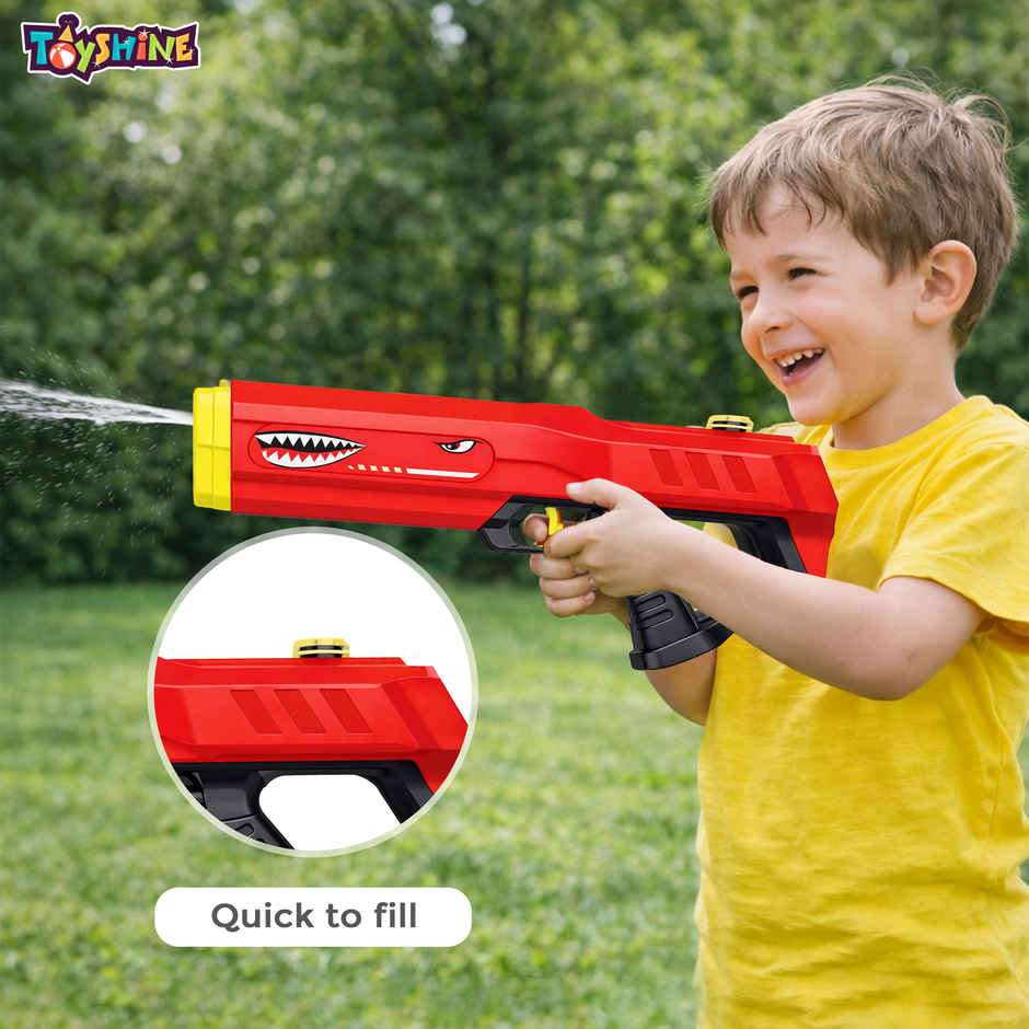 Toyshine Shark Design Water Gun Toy | 160 ml Tank Capacity Water Blaster