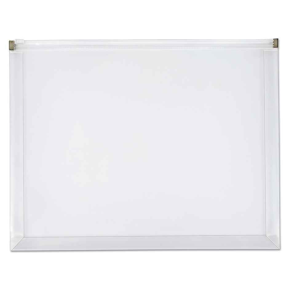 Saya A5 Zipper Bag PVC Transparent - Waterproof Makeup & Stationery Organizer Bag