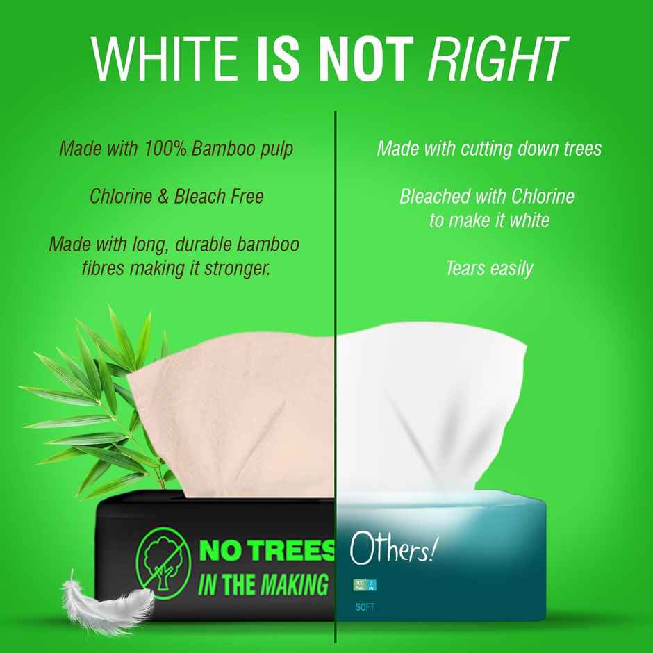 Beco Facial Tissue Box, 200 Pulls Each, Pack of 4