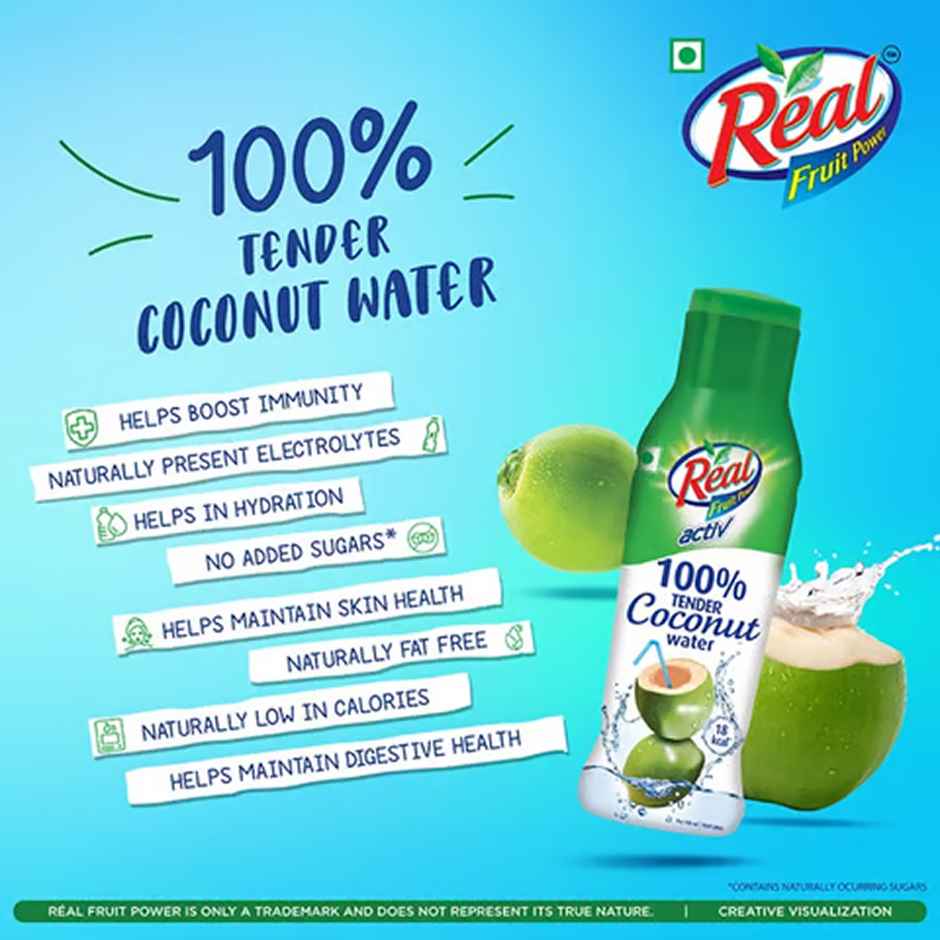 Real Activ Tender Coconut Water | Pack of 6