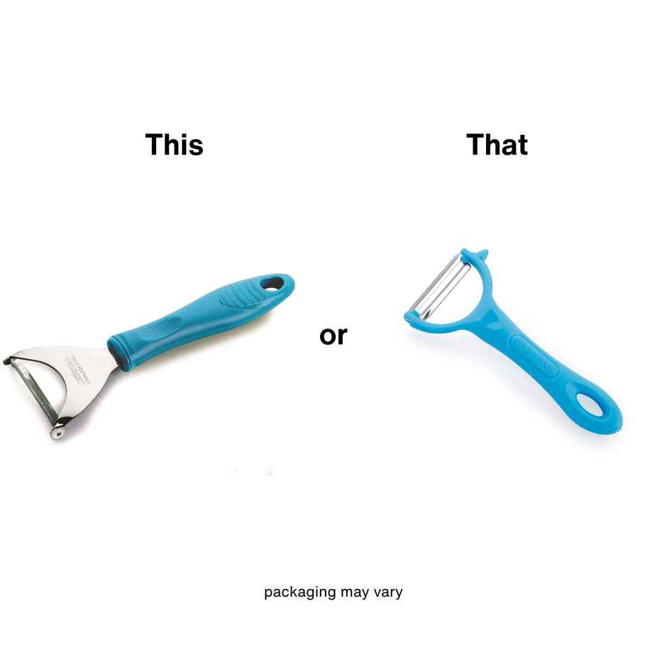 Crystal Rapid Swivel Peeler Hardened Surgical Steel Blades Perfect For Fruit And Vegetables