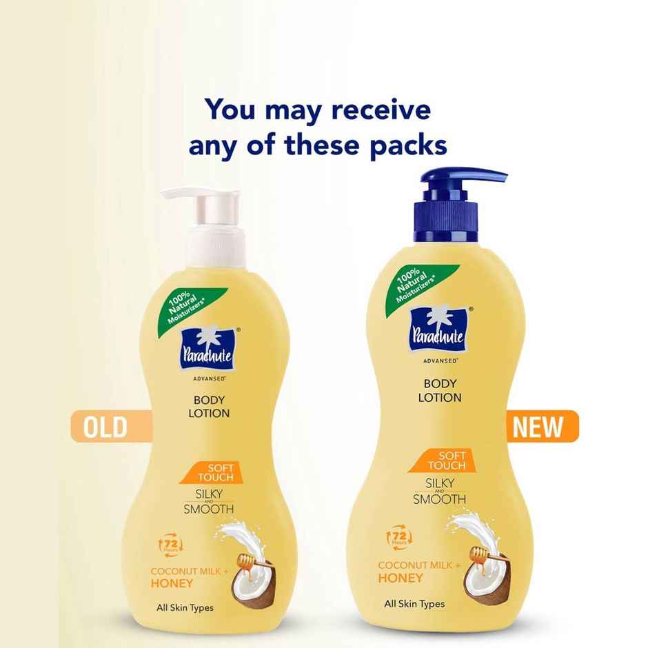 Parachute Advansed Soft Touch Body Lotion With Honey Silky Smooth Skin