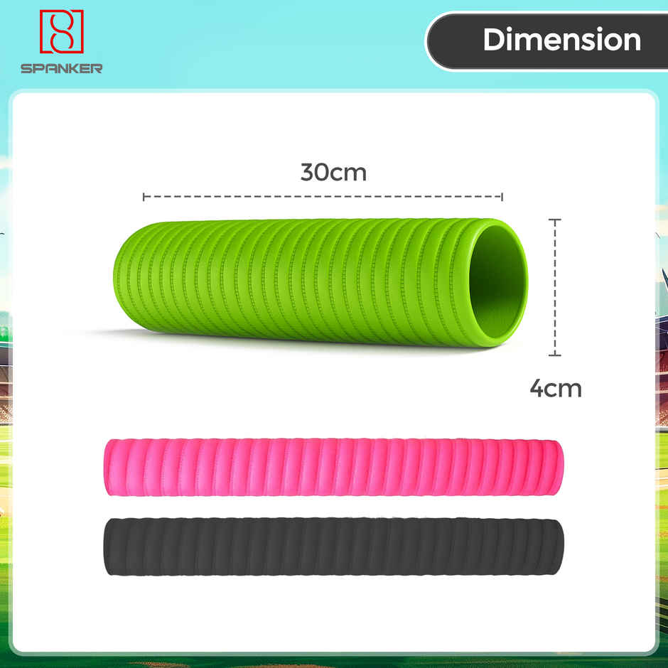 Spanker Sports Cricket Bat Grip Set | Anti-Slip Rubber Bat Handle Grips for Adults & Kids