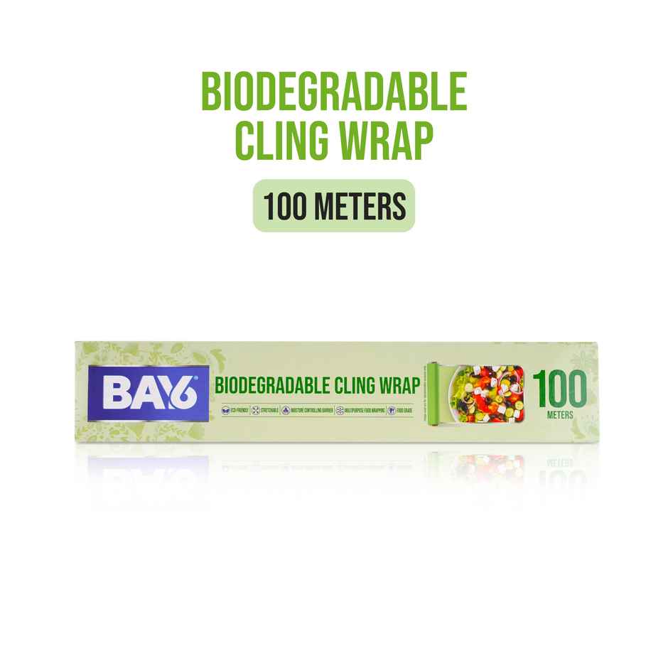 BAY6 Biodegradable Cling Wrap, 100 meters