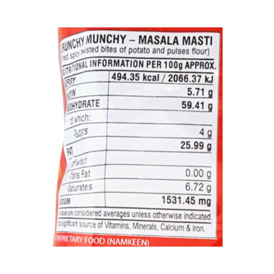 Bikano Crunchy Munchy Masala Masti Chips