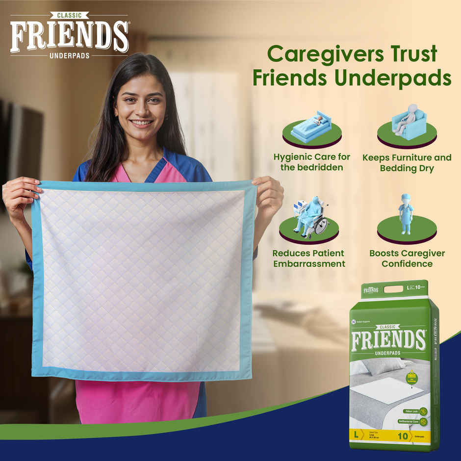 Friends Classic Disposable Underpad Large Size 60x90 cm