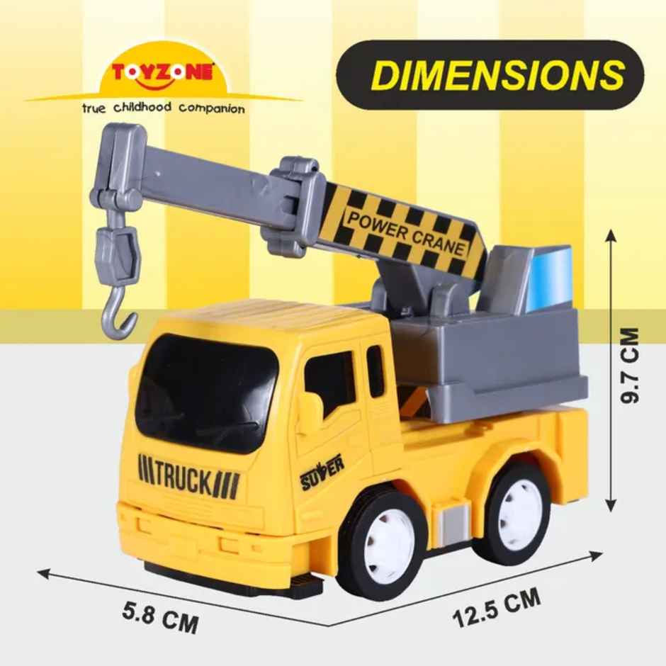 Toyzone Construction Vehicles - Crane