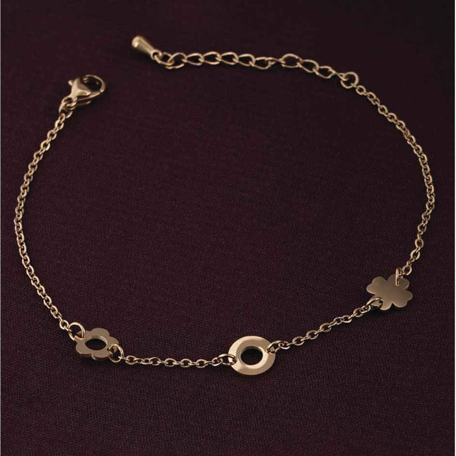 Palmonas Flower Charm Bracelet For Womens | Waterproof And Anti-Tarnish