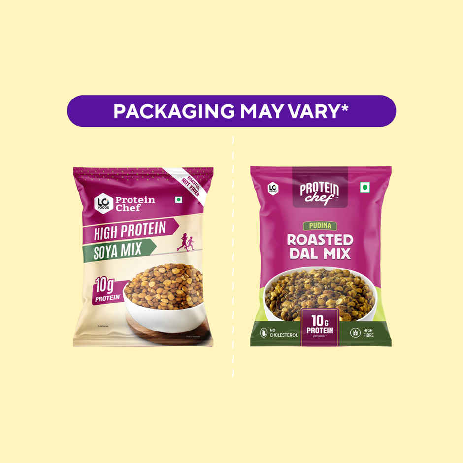 Protein Chef 10g Protein Pulses Mixture Namkeen Roasted Healthy Snacks