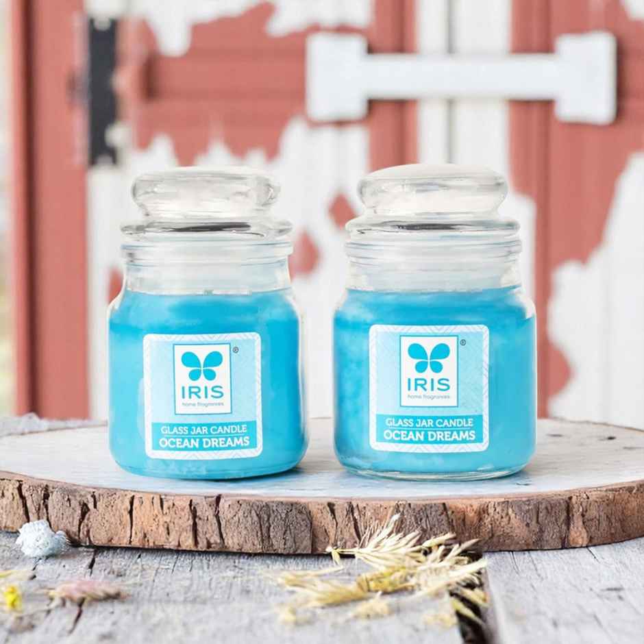 IRIS Ocean Dream Glass Jar Scented Candles