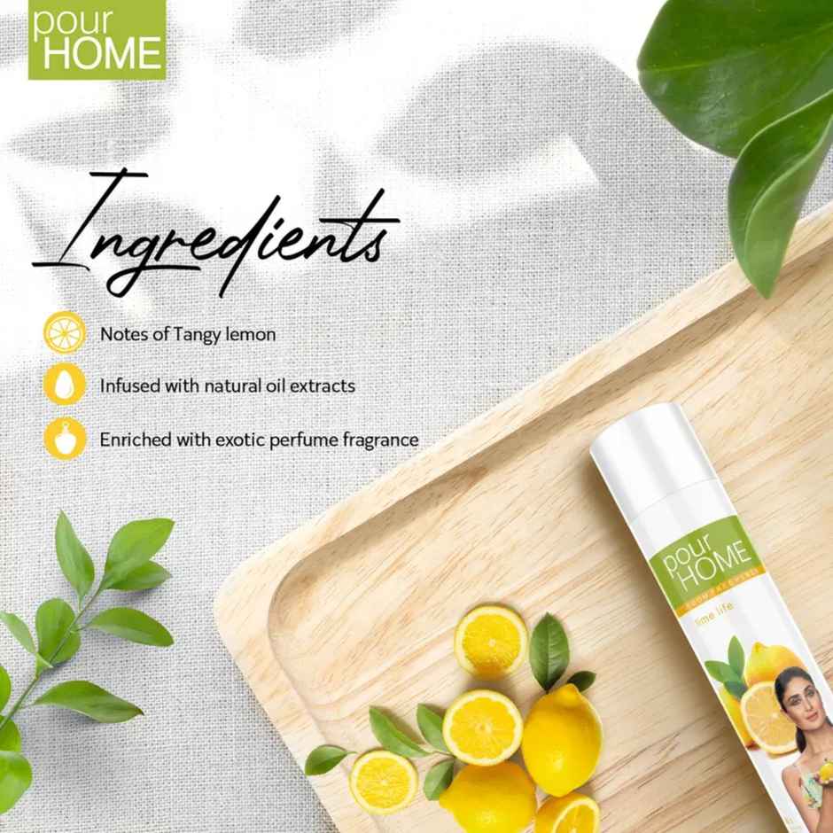 Pour Home Red Rose & Lime Life Room Freshener Spray