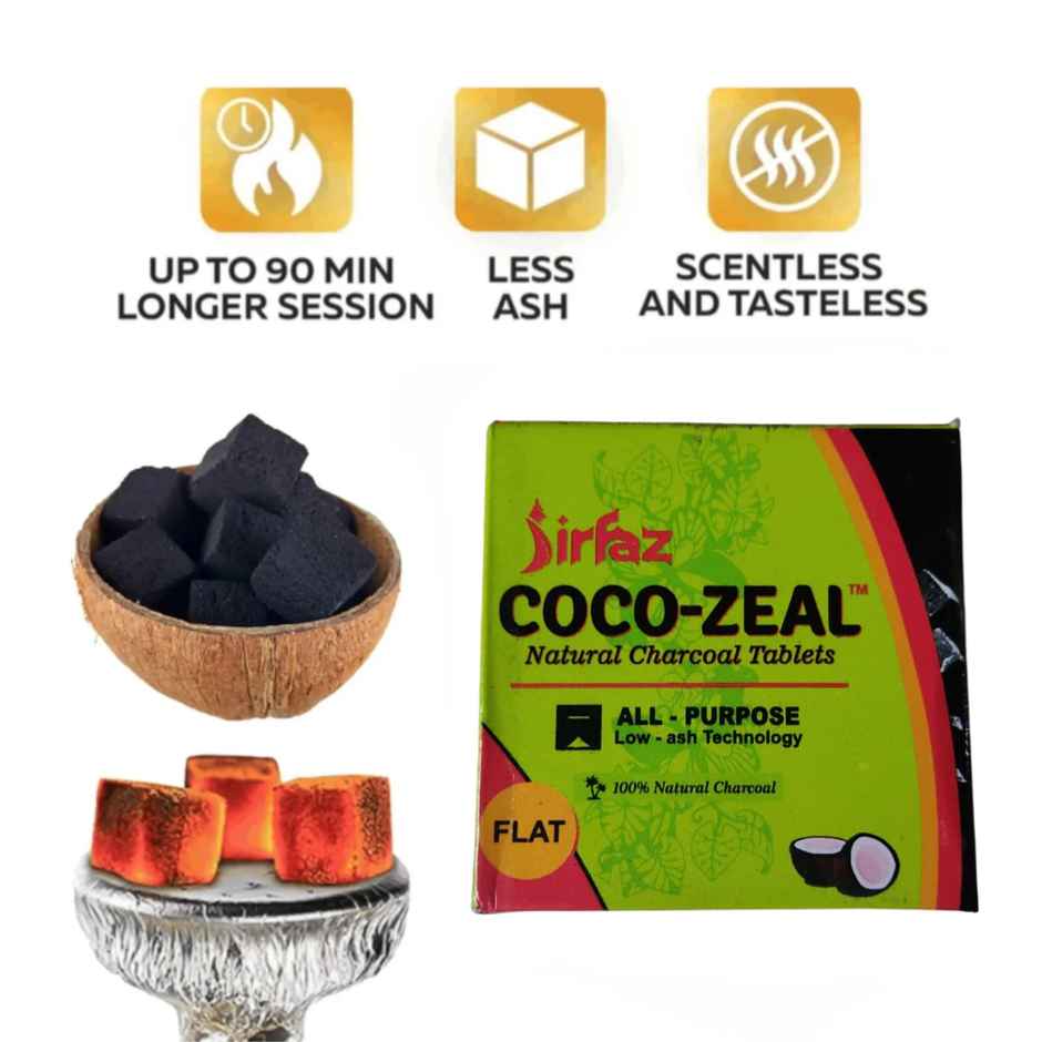 Irfaz Coconut Coal Coco-Zeal Flat