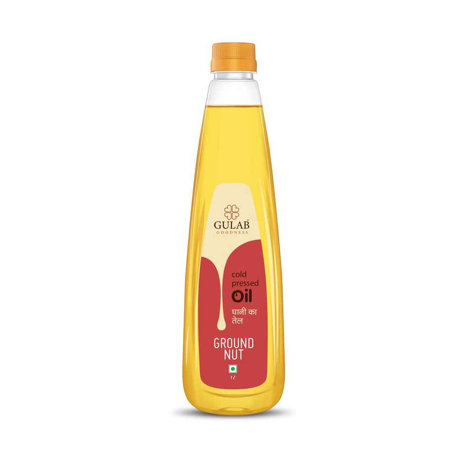 Gulab Groundnut (Peanut) Cold Pressed Oil | Bottle