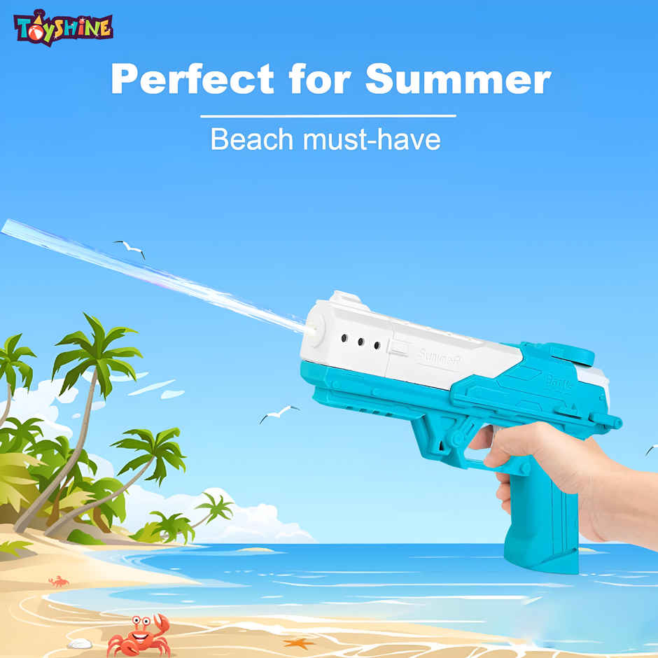 Rechargeable Fierce Water Gun | 60ml Tank | Holi Special | Powerful Squirt Toy | Toyshine