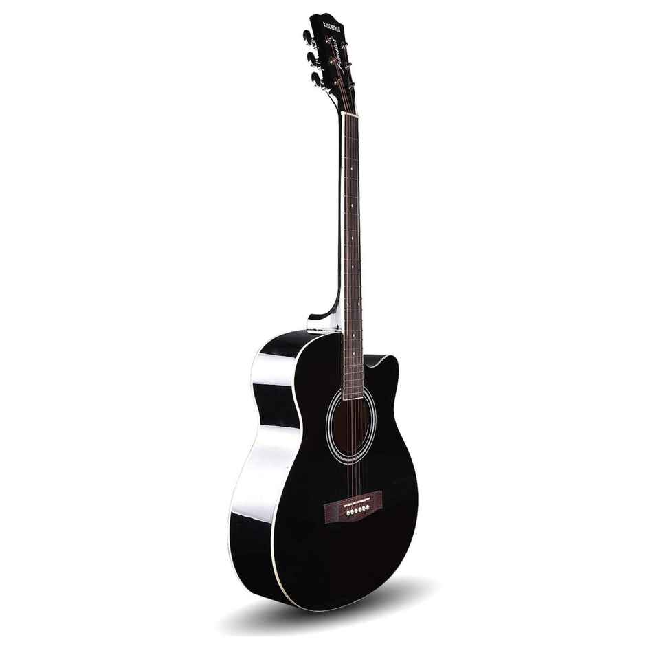 Kadence Frontier Guitar Combo - Black Acoustic Guitar with Bag | Strap & Picks