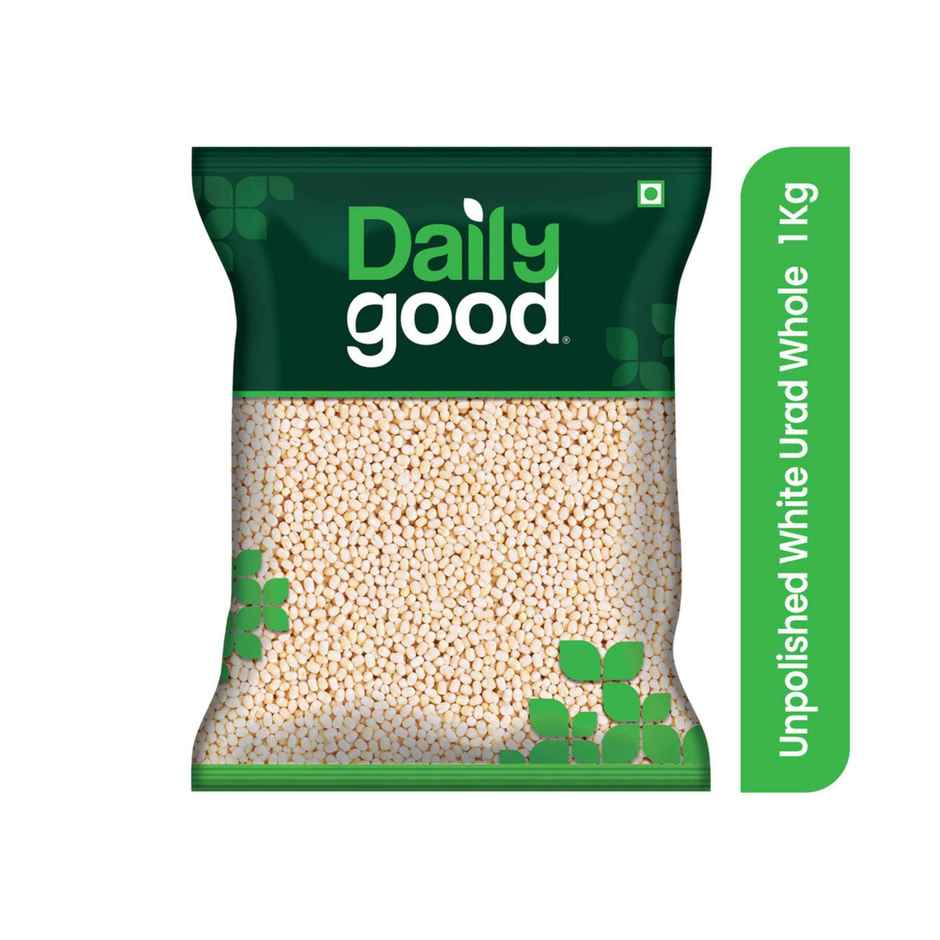 Daily Good Unpolished Urad White Whole - Gota Combo